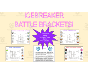 Icebreaker Back To School Battle Brackets