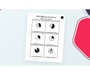 Identifying Fractions | Math Worksheet
