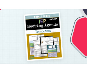 IEP Meeting Agenda Templates – 5 Editable Set