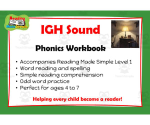 IGH: Phonics Workbook Reading Made Simple