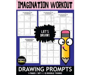 Imagination Workout Set 1 Drawing Prompts