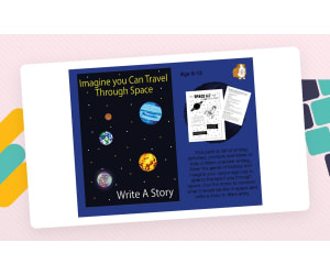 Imagine You Can Travel Through Space: Write A Story (9-13 years)