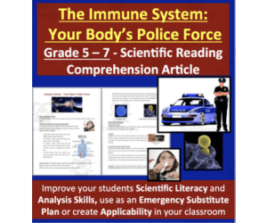 Immune System – Your Body’s Police Force Reading Comprehension Article