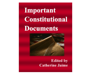 Important Constitutional Documents