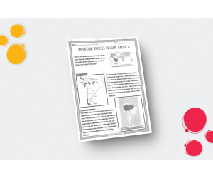 Important Places in Latin America Reading Packet