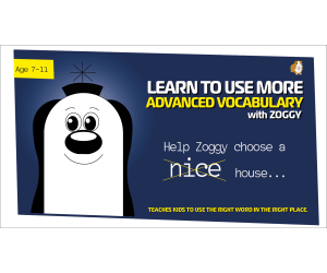 Improve Vocabulary Worksheet: Replace The Word Nice - part 2 (Age 7-11)