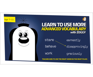 Improve Vocabulary Worksheets: Match the verbs to a suitable adjective (age 7-11)