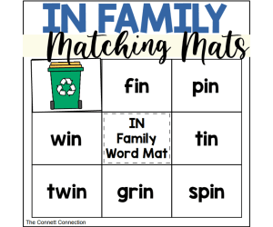 IN Words Matching Mats