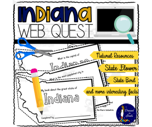 Indiana WebQuest Printable Book