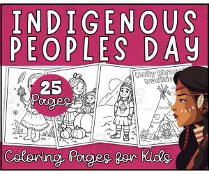 Indigenous Peoples Day Coloring Pages For Kids