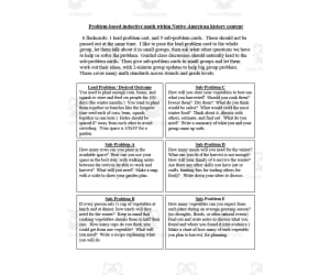 Inductive Math Cards | Native American History Content