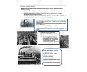Industrial Revolution Essentials Sheet