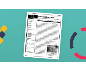 Industrial Revolution + the Civil War Reading Packet