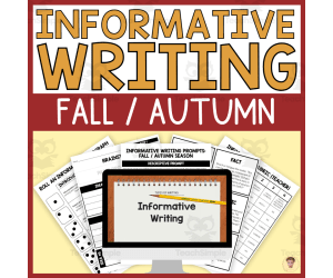 Informative Writing: Step-by-Step Fall and Autumn Writing Prompts