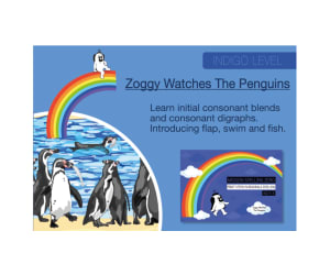 Initial Consonant Blends & Consonant Digraphs: Zoggy Watches The Penguins