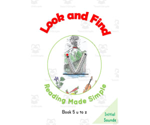 Initial sounds Reading Book u to z