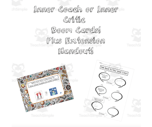 Inner Coach Or Inner Critic Boom Cards Plus Extension Handout