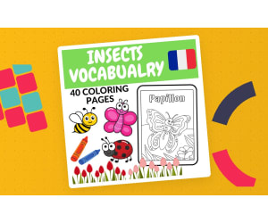 Insects Coloring Pages in French