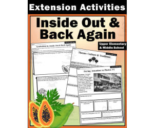 "Inside Out & Back Again" Extension Activity Pack
