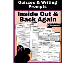 "Inside Out & Back Again" Quizzes + Writing Prompts