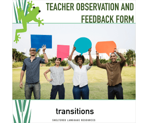 Instructional Coaching Bundle 6 Teacher Observation & Feedback Forms