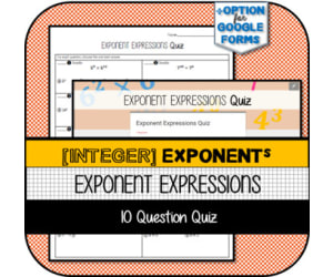 [Integer] Exponent Expressions QUIZ