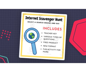 Internet Search Scavenger Hunt: Search Engine Game