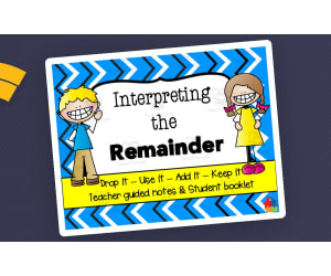 Interpreting the Remainder - Booklet and Assessment