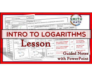 Intro to Logarithms Lesson