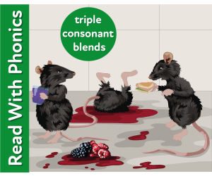 Introduces Triple Consonant Blends. Read Fun Rhymes