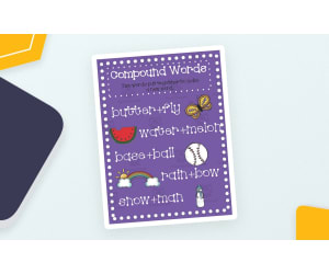 Introducing Compound Words Anchor Chart