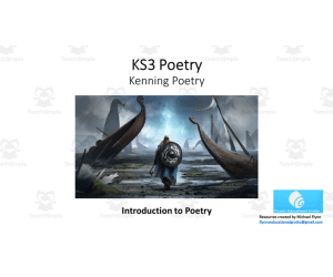 Introduction to Poetry | Kennings