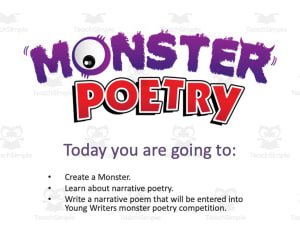 Introduction to Poetry | Monster Narrative Poetry Challenge