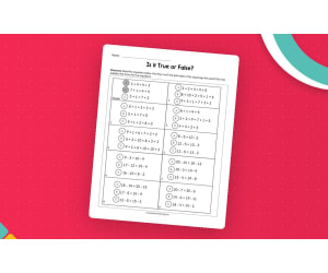 Is It True or False Worksheet