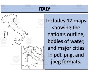 Italy Map Resources