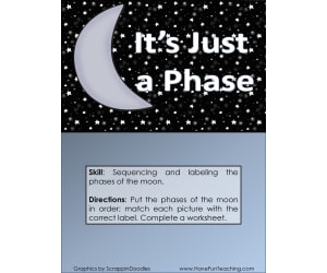 Its Just a Phase Phases of the Moon Activity
