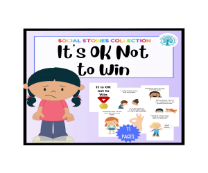 It’s OK Not to Win Social Story