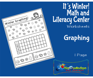 It's Winter! Kindergarten Math & Literacy Center: Graphing