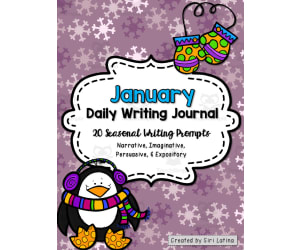 January Daily Writing Journal