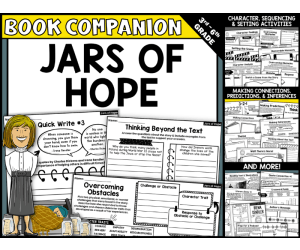 Jars of Hope by Jennifer Roy Interactive Read-Aloud Activities