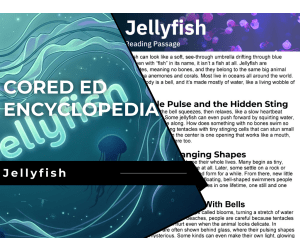 Jellyfish Reading Comprehension Passage - Cored Ed Encyclopedia