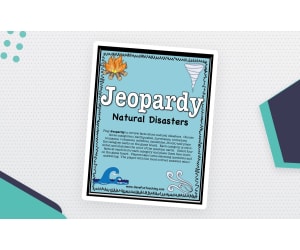 Jeopardy Natural Disasters Activity