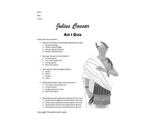 Julius Caesar Act 1 Quiz