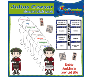 Julius Caesar Interactive Foldable Booklets – EBOOK