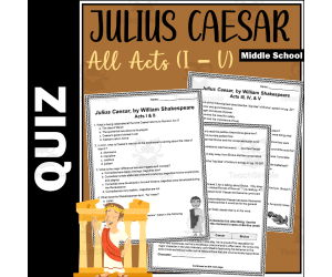 "Julius Caesar" Quiz Pack