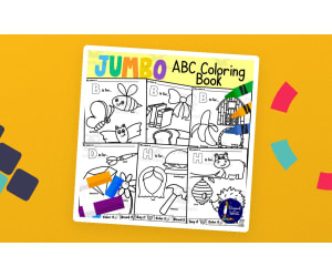 Jumbo ABC Coloring Book