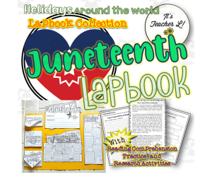 Juneteenth Lapbook with Reading Comprehension Activities