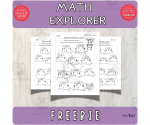 Jungle Math Explorer Freebie