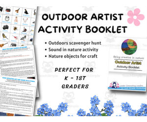 K-1st Grade: Being Creative in Nature: Outdoor Artist Activity Booklet