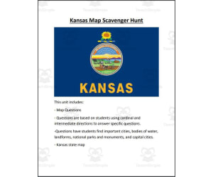 Kansas Map Scavenger Hunt